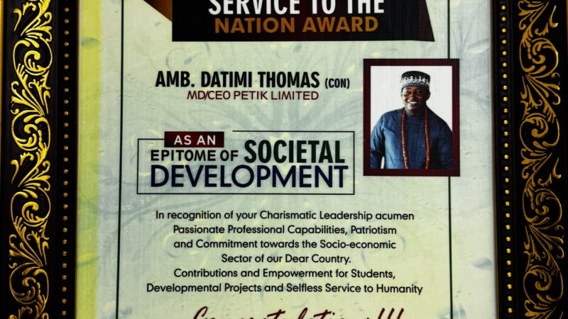 Service to the Nation Award